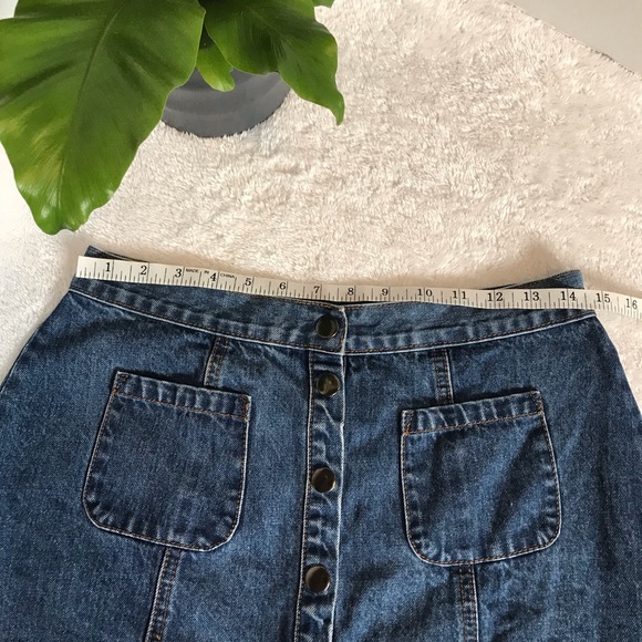 BDG blue denim skirt size Medium - Picture 8 of 9